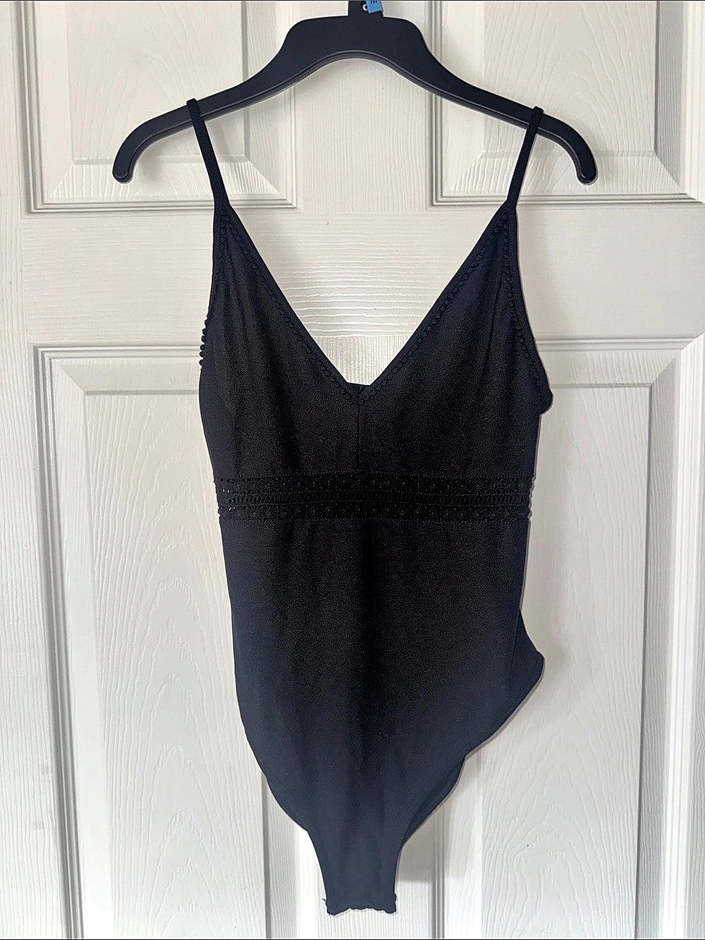 H&M Divided Black Bodysuit Size Small Like New